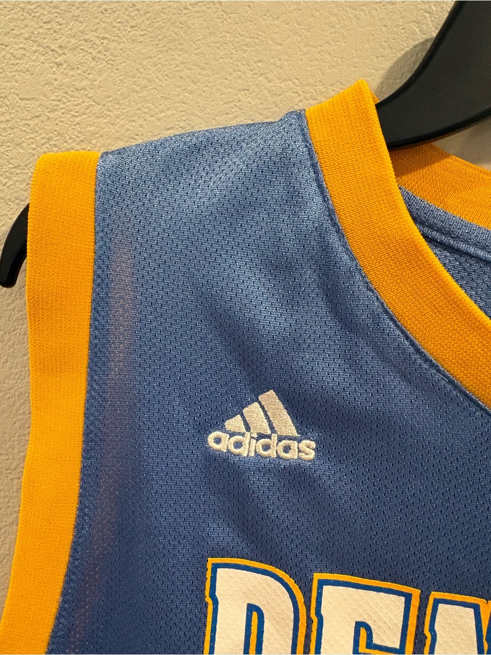 Vintage Adidas NBA Denver Nuggets Allen Iverson #3 Basketball Jersey Kids Sz Lrg - Picture 3 of 12